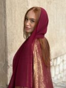 Abaya Velvet Glow – Radiate Elegance in Luxurious Velvet