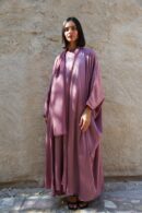 Abaya Noura Three-Piece Abaya Set – T T Velvet Abaya, Dress & Scarf | Elegant Modest Wear