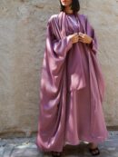 Abaya Noura Three-Piece Abaya Set – T T Velvet Abaya, Dress & Scarf | Elegant Modest Wear