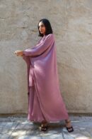 Abaya Noura Three-Piece Abaya Set – T T Velvet Abaya, Dress & Scarf | Elegant Modest Wear