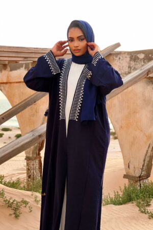 Abaya Sakho – Elegant Three-Piece Set with Embroidery | Modest Women Fashion for Every Occasion