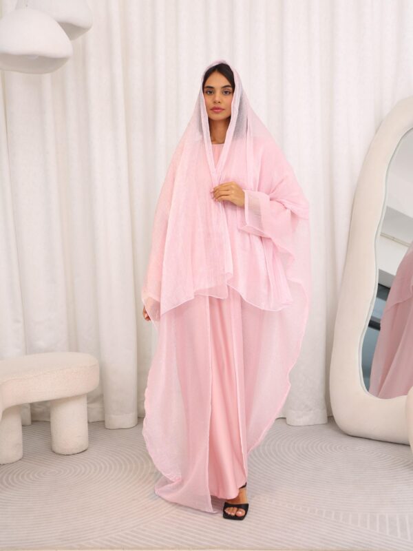 Abaya Lina Pink - Image 2