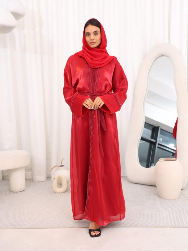 Abaya Sakho Red